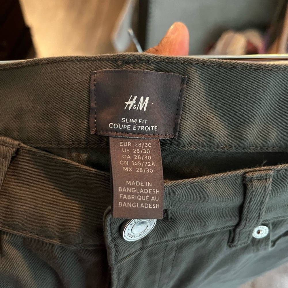 Size 28/30, H&M, slim fit